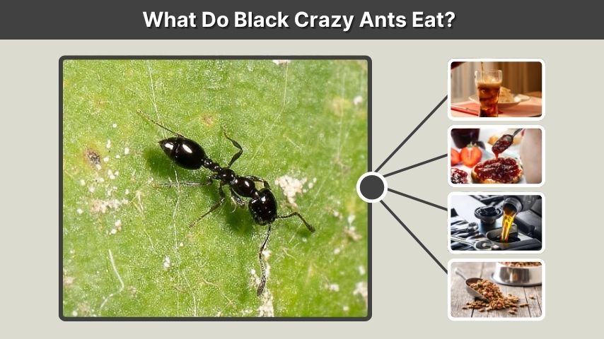 What Do Black Crazy Ants Eat?