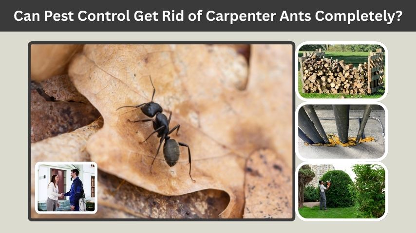 Can Pest Control Get Rid of Carpenter Ants Completely?