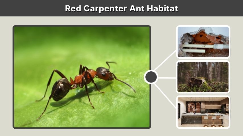 Red Carpenter Ant Habitat