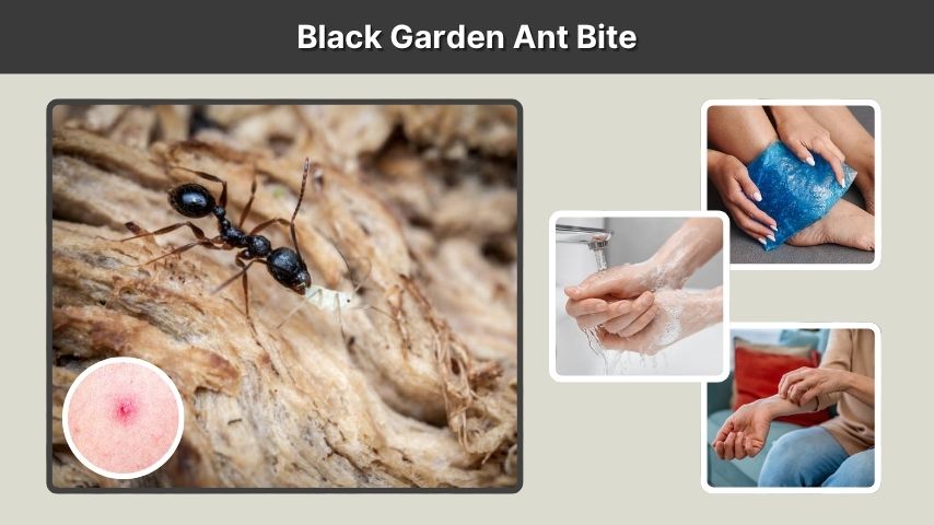 Black Garden Ant Bite
