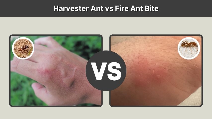 Harvester Ant vs Fire Ant Bite