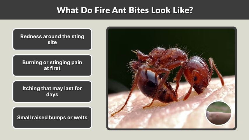 What Do Fire Ant Bites Look Like?