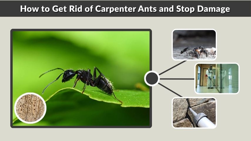 How to Get Rid of Carpenter Ants and Stop Damage