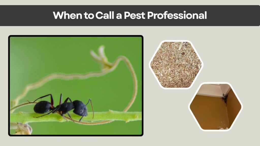 When to Call a Pest Professional