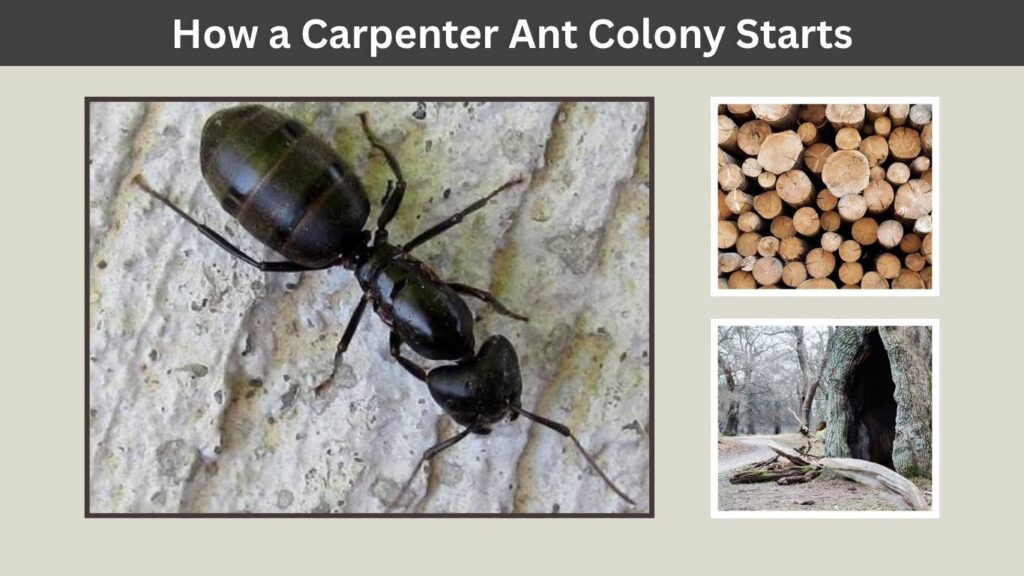 How a Carpenter Ant Colony Starts