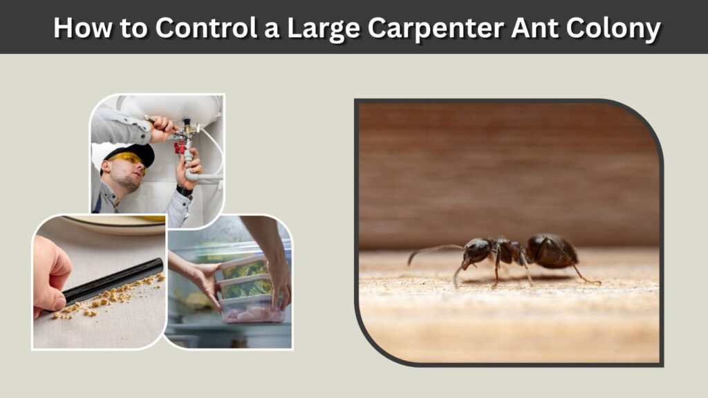 How to Control a Large Carpenter Ant Colony
