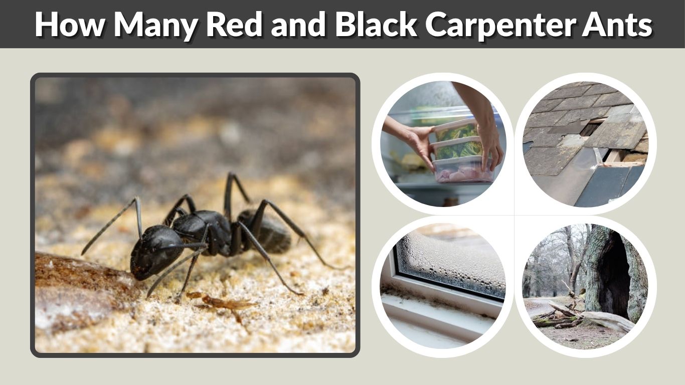 How Many Red and Black Carpenter Ants Are in a Colony?