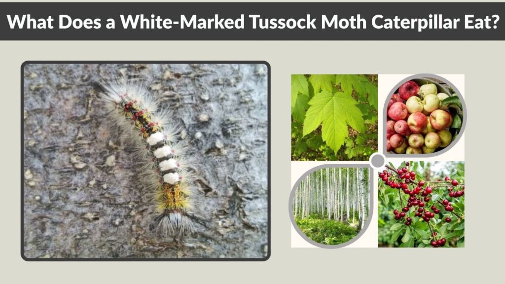 What Does a White-Marked Tussock Moth Caterpillar Eat?