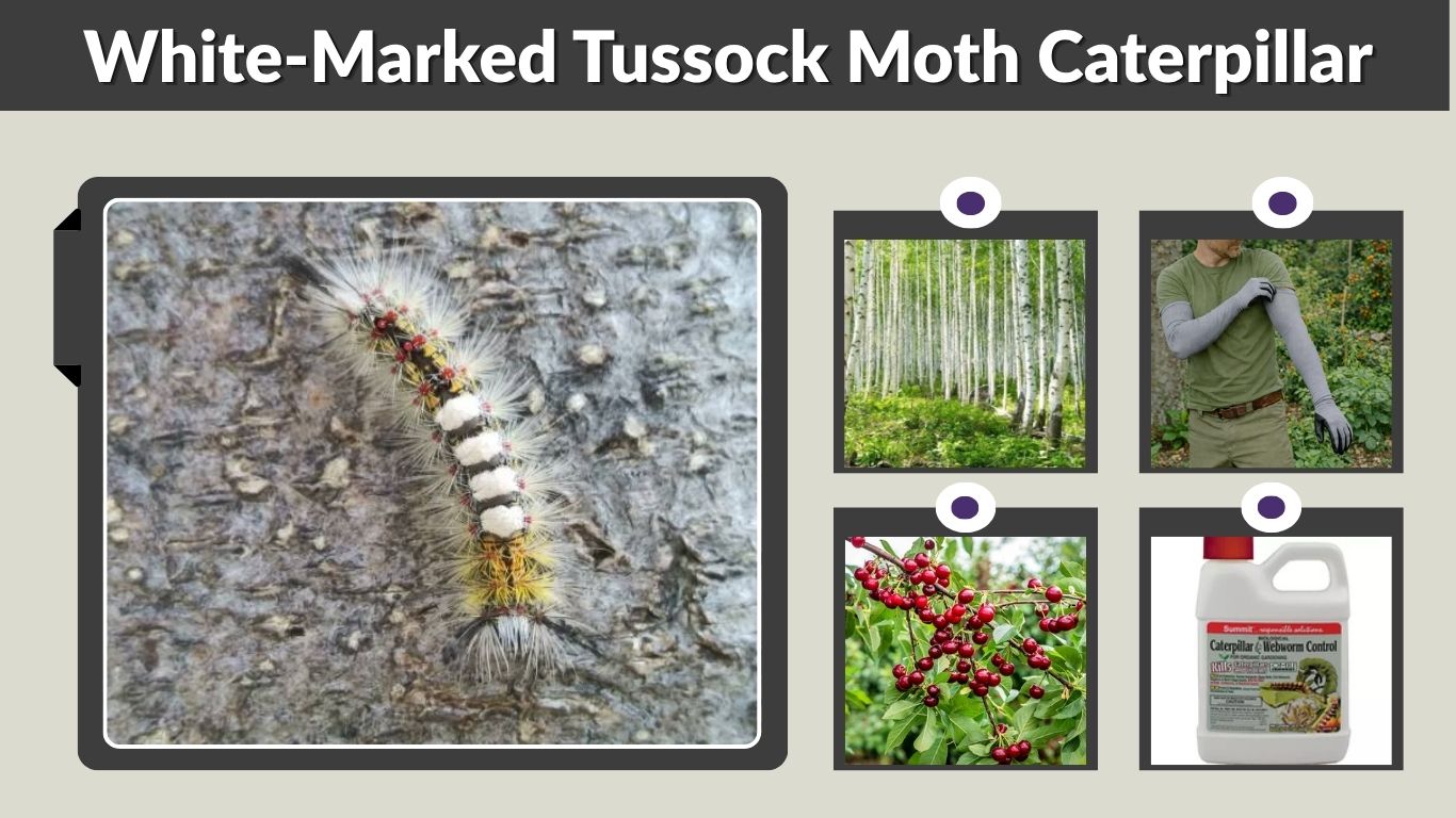 White-Marked Tussock Moth Caterpillar: Rash, Sting, Life Cycle, and Control