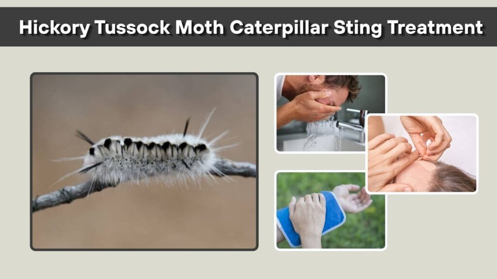 Hickory Tussock Moth Caterpillar Sting Treatment