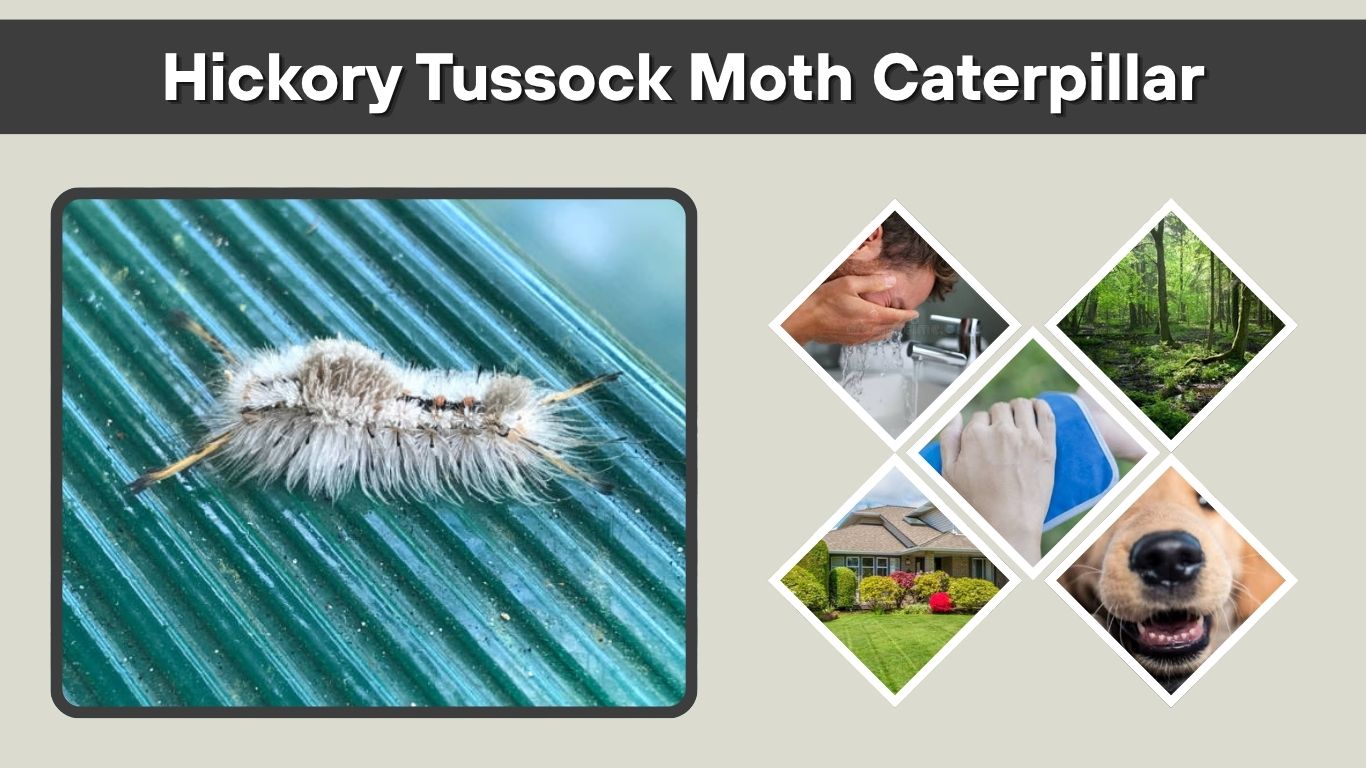 Hickory Tussock Moth Caterpillar: Rash, Sting, Diet, and Control