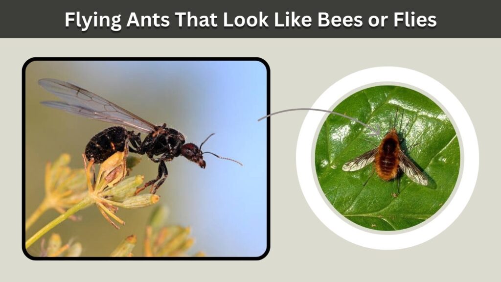 Flying Ants That Look Like Bees or Flies