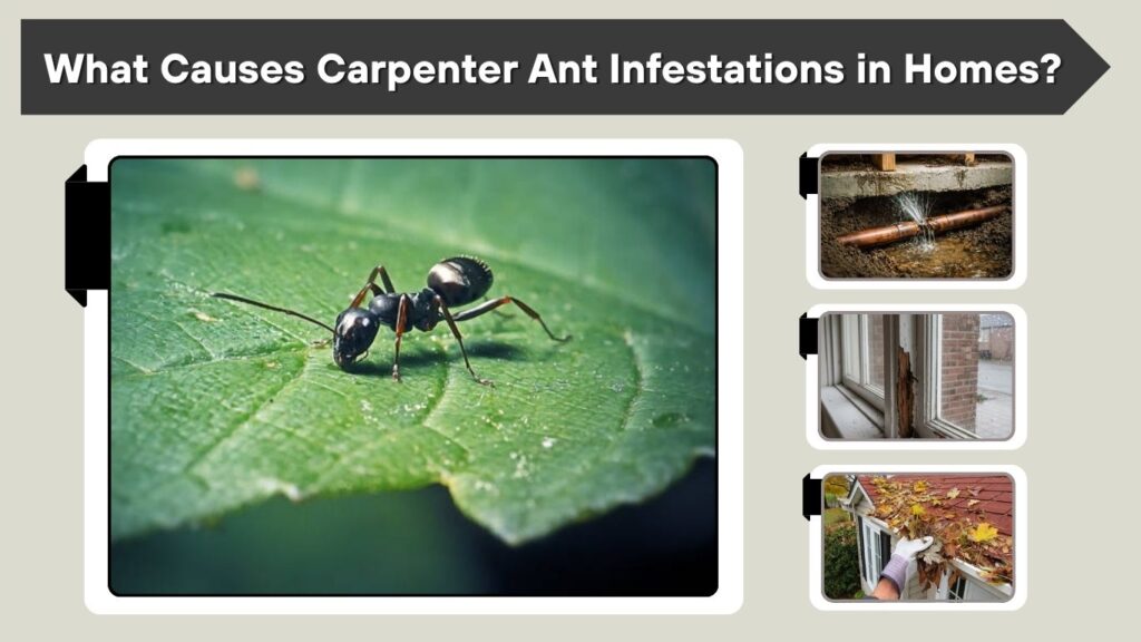 What Causes Carpenter Ant Infestations in Homes?
