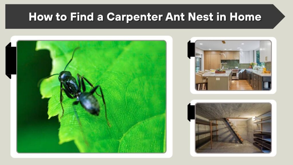 How to Find a Carpenter Ant Nest in Home