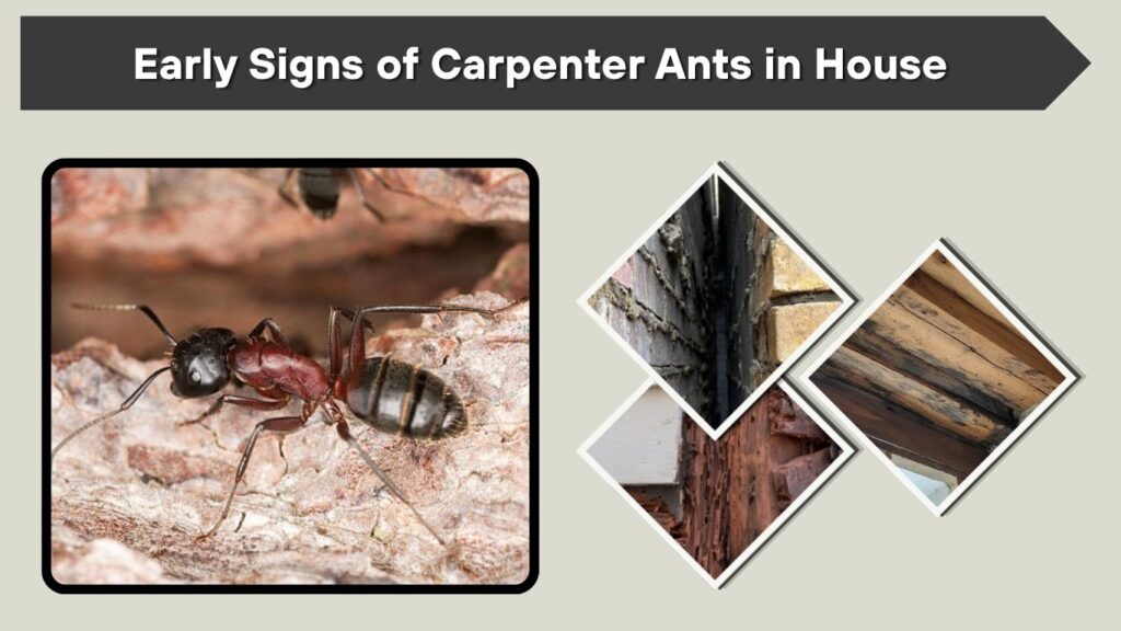 Early Signs of Carpenter Ants in House