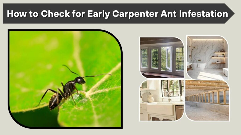 How to Check for Early Carpenter Ant Infestation