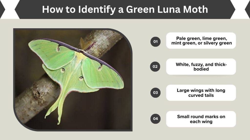 How to Identify a Green Luna Moth