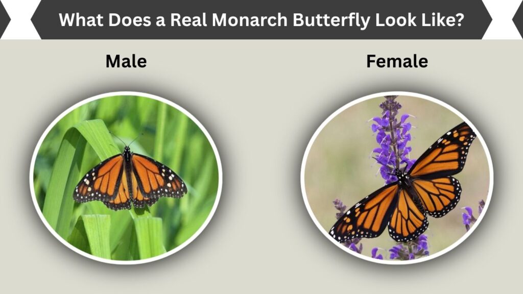 What Does a Real Monarch Butterfly Look Like?