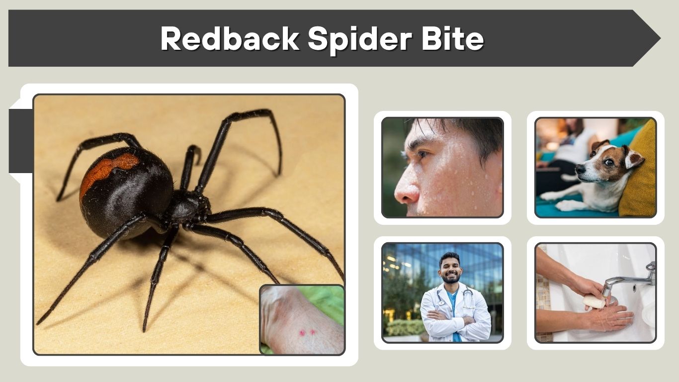 Redback Spider Bite: Symptoms, First Aid and Treatment