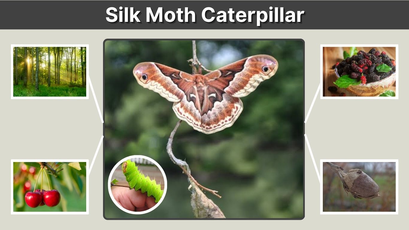 Silk Moth Caterpillar: Identification, Diet, Sting and Life Cycle