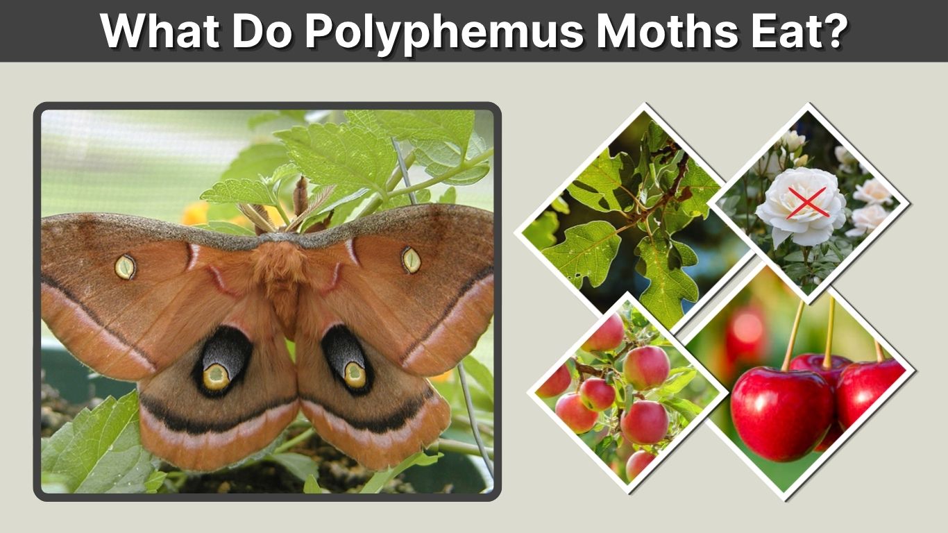 What Do Polyphemus Moths Eat? Adult and Caterpillar Diet