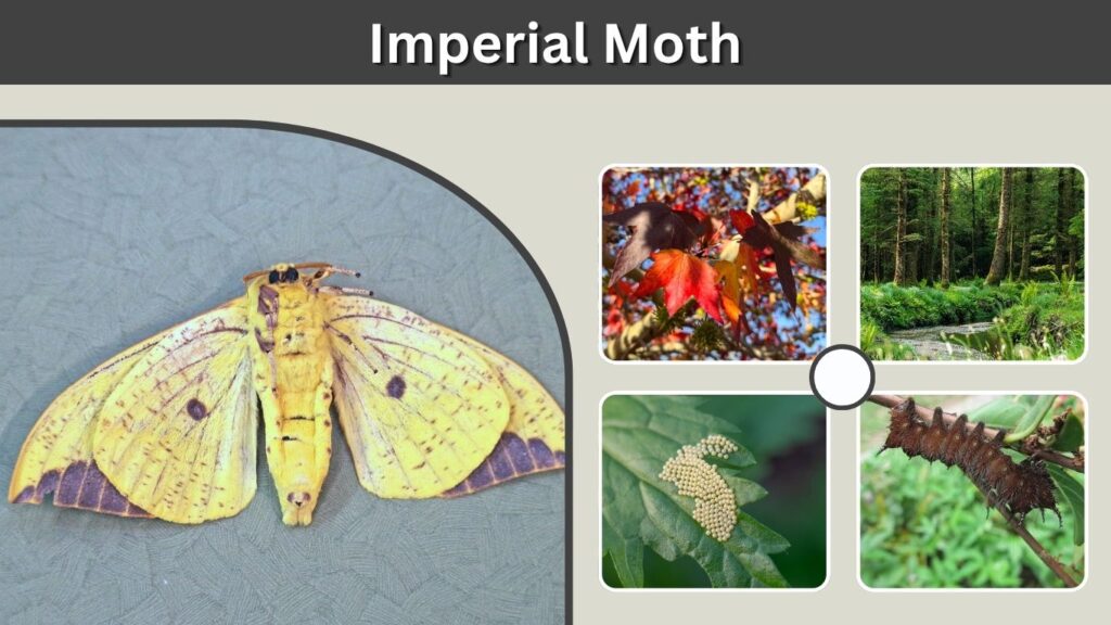 Imperial Moth: Caterpillar, Size, Lifespan and Facts