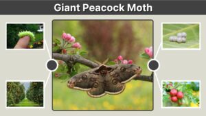 Giant Peacock Moth: Caterpillar, Diet, Life Cycle & Facts