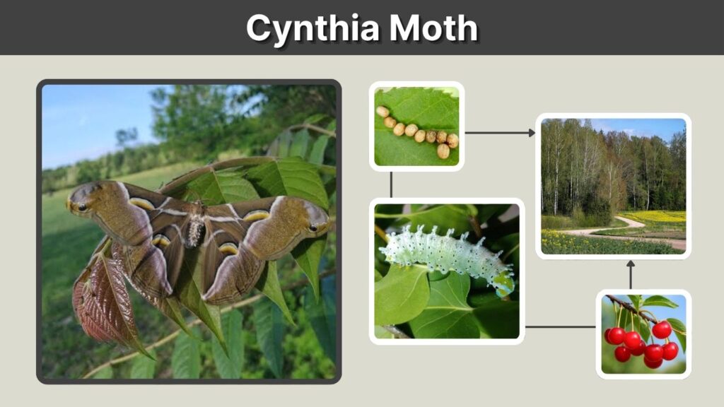 Cynthia Moth: Caterpillar, Diet, Habitat & Facts