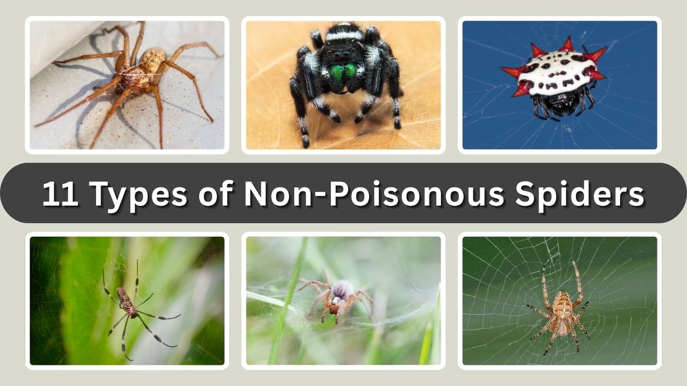 11 Types of Non-Poisonous Spiders That Are Harmless to Humans