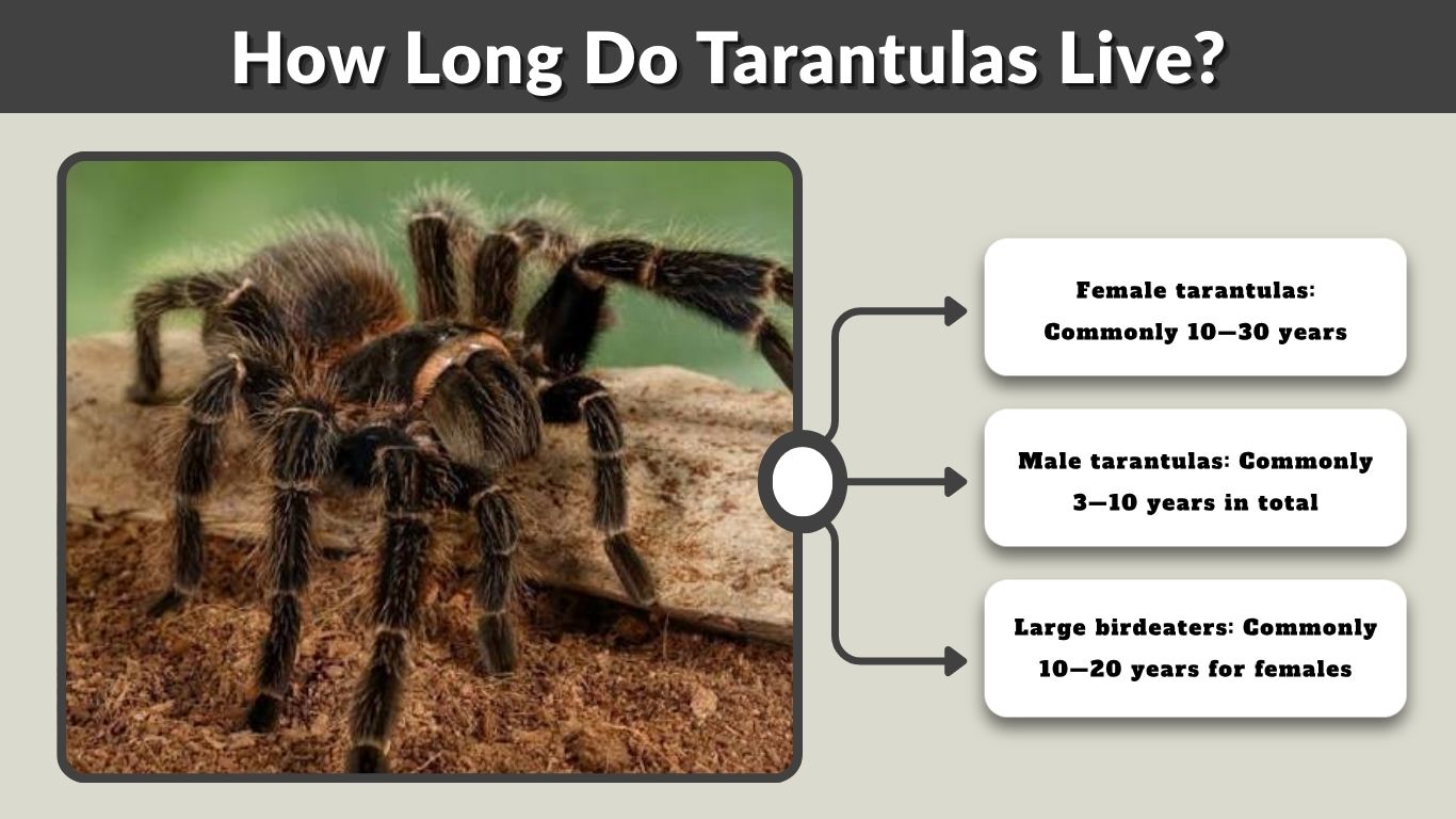 How Long Do Tarantulas Live? Lifespan by Species