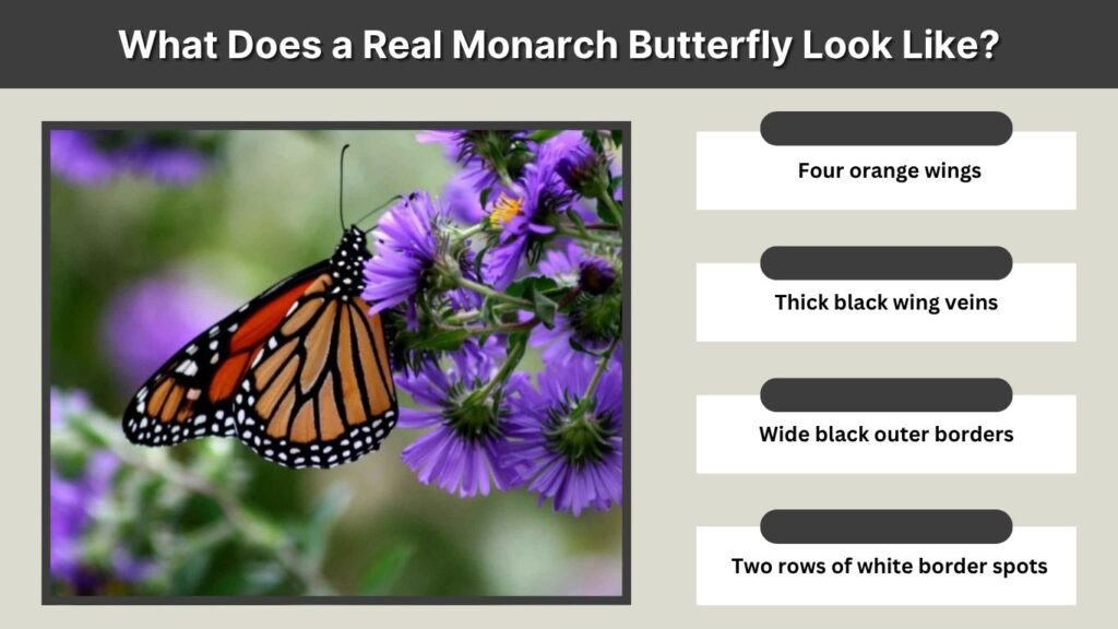 What Does a Real Monarch Butterfly Look Like?