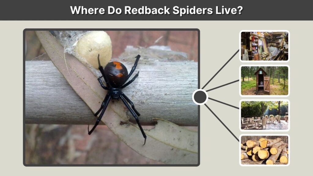Where Do Redback Spiders Live?