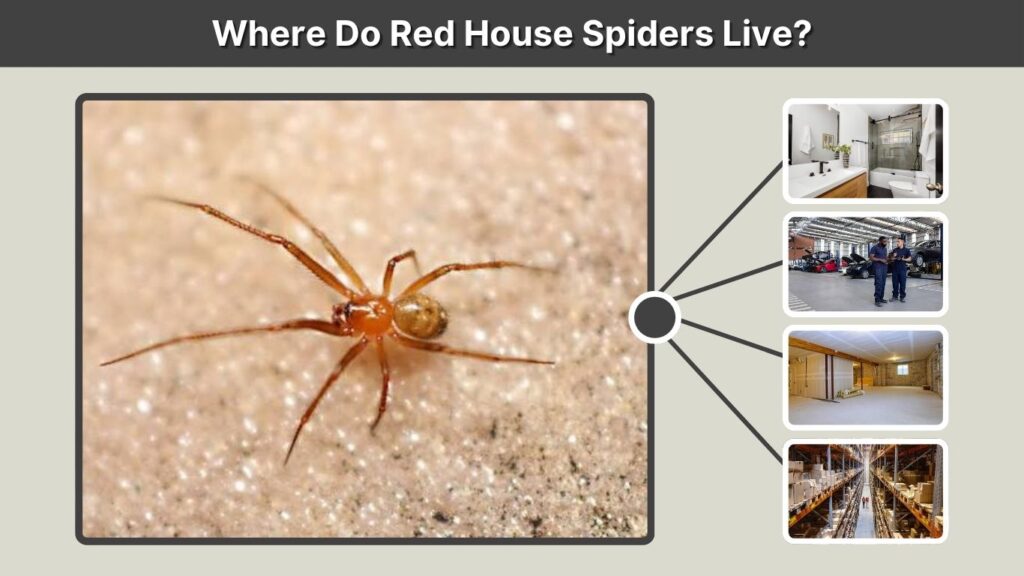 Where Do Red House Spiders Live?
