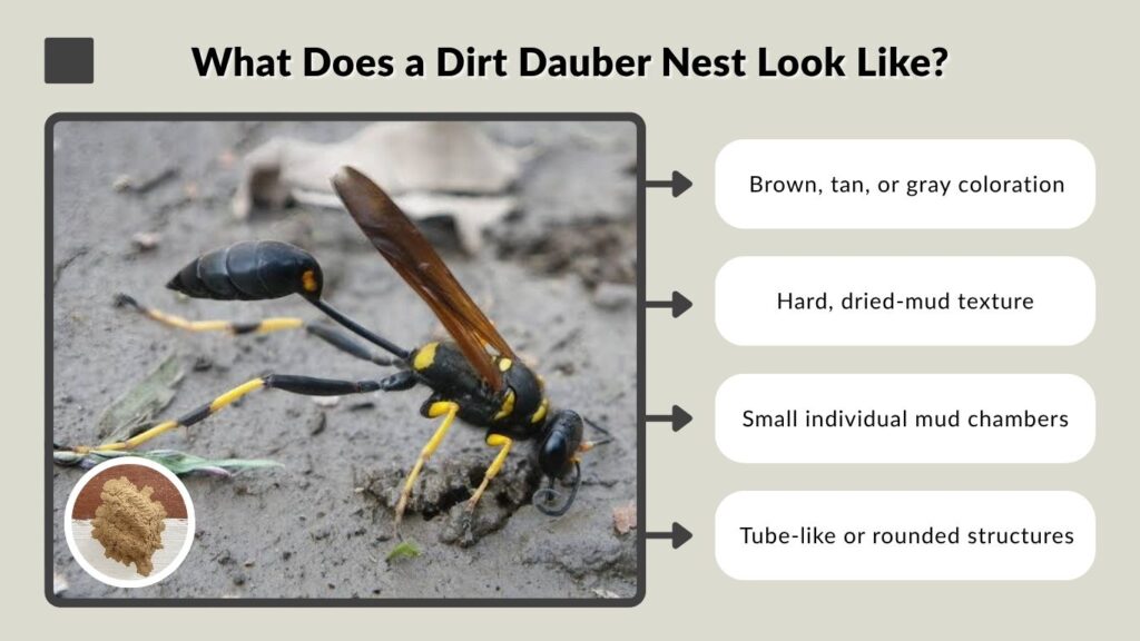 What Does a Dirt Dauber Nest Look Like?