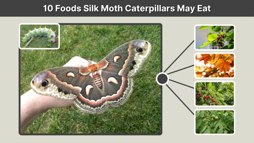 10 Foods Silk Moth Caterpillars May Eat