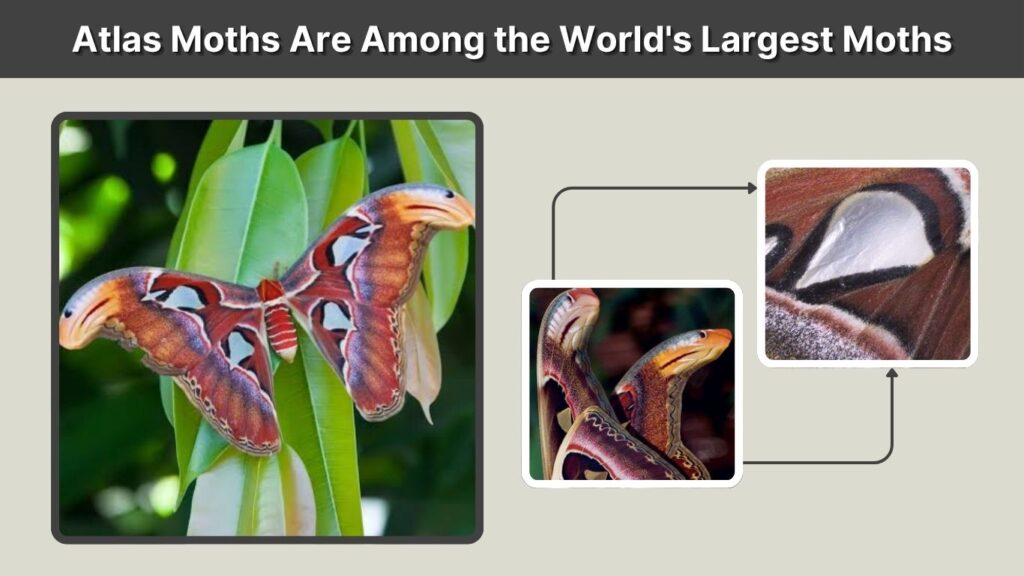 Atlas Moths Are Among the World's Largest Moths
