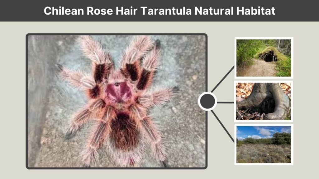 Chilean Rose Hair Tarantula Natural Habitat