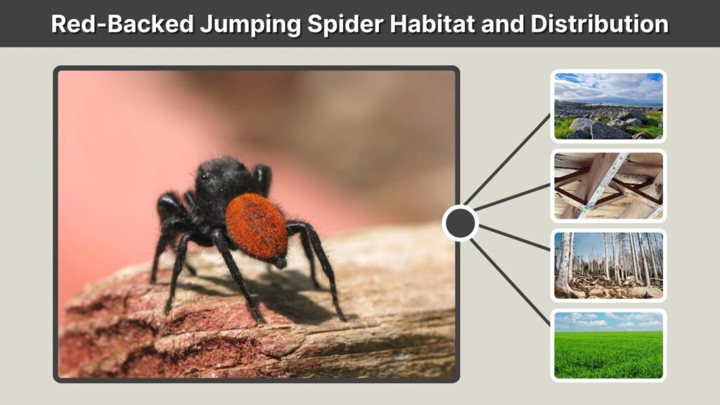 Red-Backed Jumping Spider Habitat and Distribution
