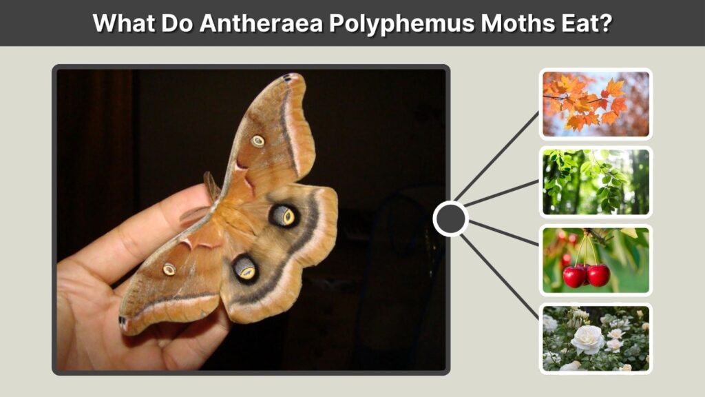 What Do Antheraea Polyphemus Moths Eat?