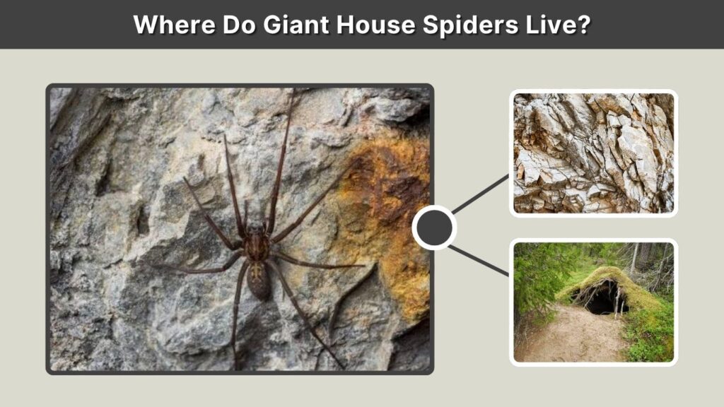Where Do Giant House Spiders Live?