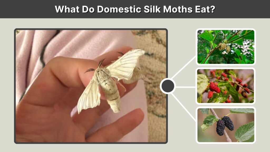 What Do Domestic Silk Moths Eat?