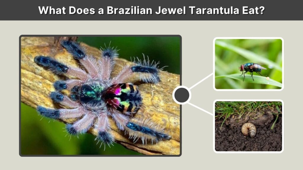 What Does a Brazilian Jewel Tarantula Eat?
