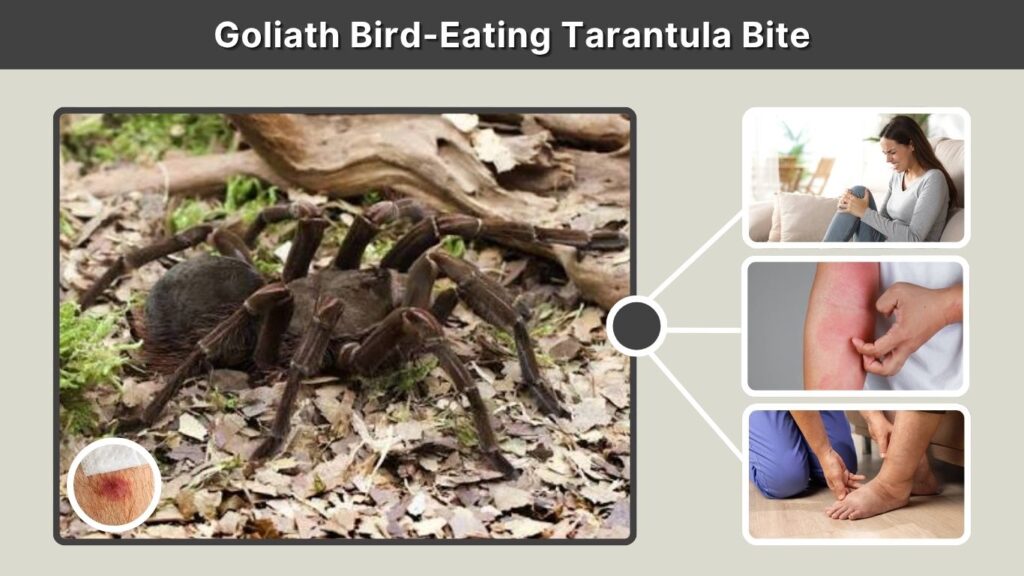 Goliath Bird-Eating Tarantula Bite