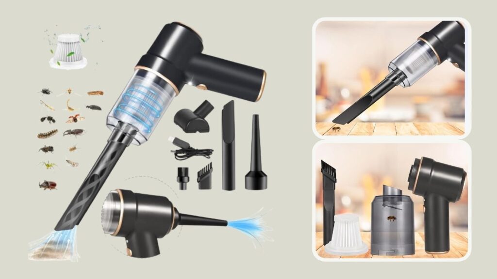 LNYUHAD 5-in-1 Rechargeable Bug Vacuum Catcher