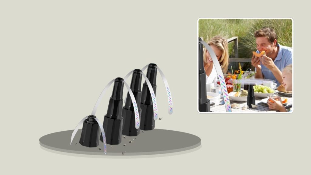 hyxjzh Holographic Fly Repellent Fans