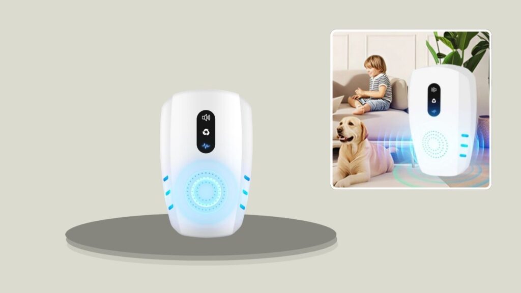 Upgraded 3-Mode Ultrasonic Indoor Pest Repeller