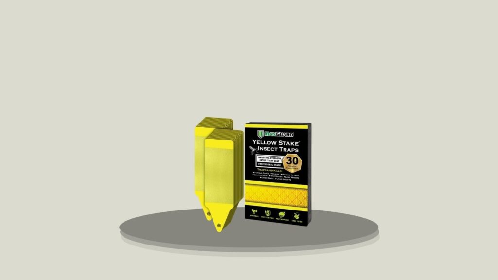 MAXGUARD Yellow Stake Sticky Insect Traps