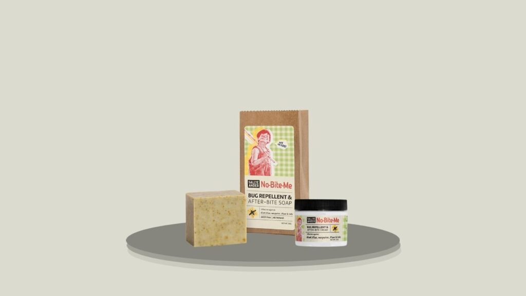 SALLYEANDER No-Bite-Me Natural Mosquito Repellent Cream & Soap Set