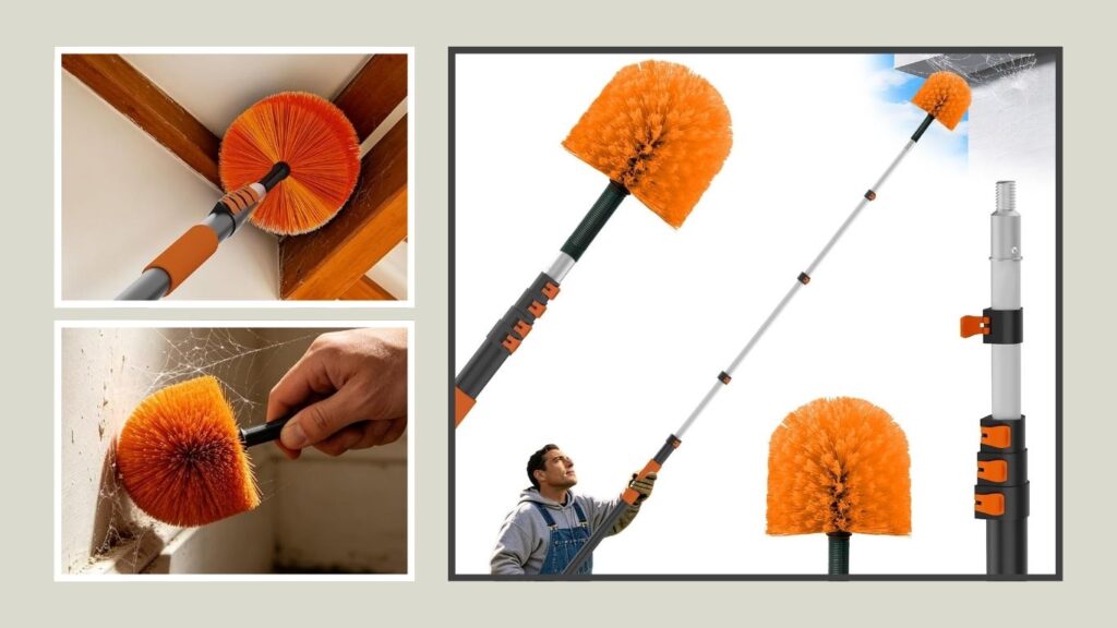 Cobweb Duster with Professional Extension Pole