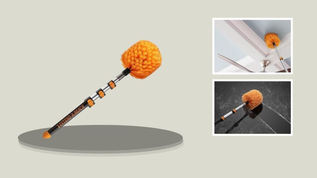EXTEND-A-REACH 4–13 ft Cobweb Duster with Extension Pole
